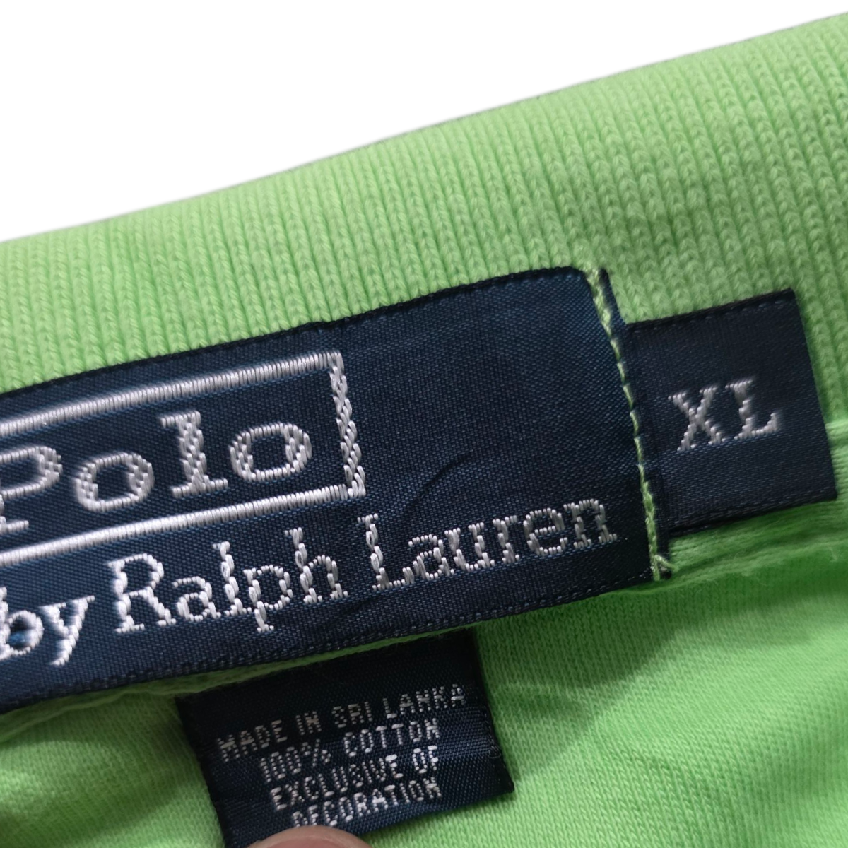 Playera Polo Ralph Lauren Xgrande Xl Verde Pony Naranj