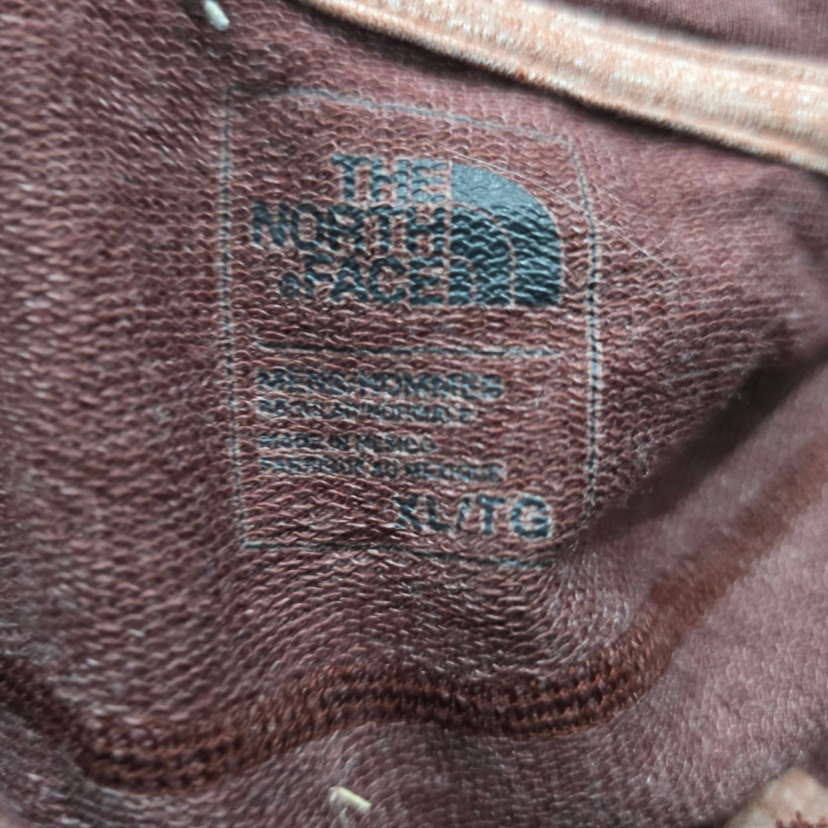 Playera Manga Larga The North Face Xgrande Xl Ladrillo