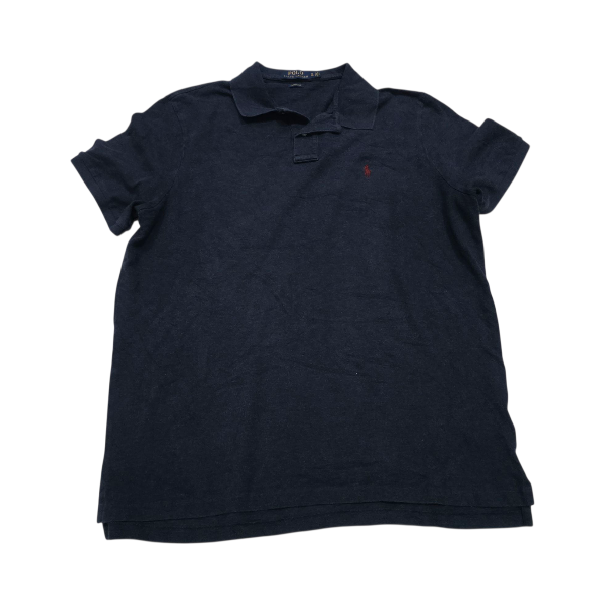 Playera Polo Ralph Lauren Xgrandexl Azul Deslavado Pony Vino