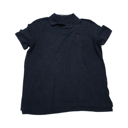 Playera Polo Ralph Lauren Xgrandexl Azul Deslavado Pony Vino
