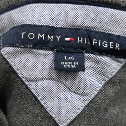 Sueter Tommy Hilfiger Grande L Gris Figuras