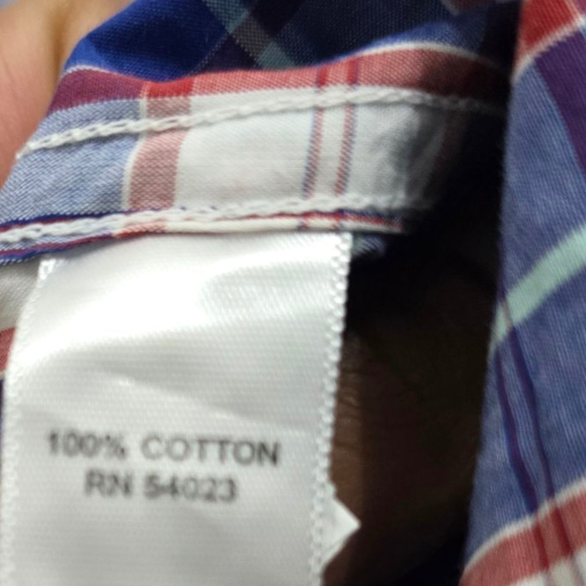 Camisa Banana Republic Grande L Cuadro Azul Rojo