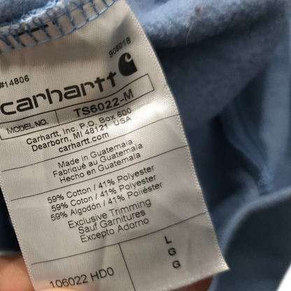 Sudadera Loose Fit Carhartt Grande L Azul Claro
