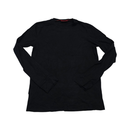 Playera Manga Larga Hugo Boss Grande L Negro