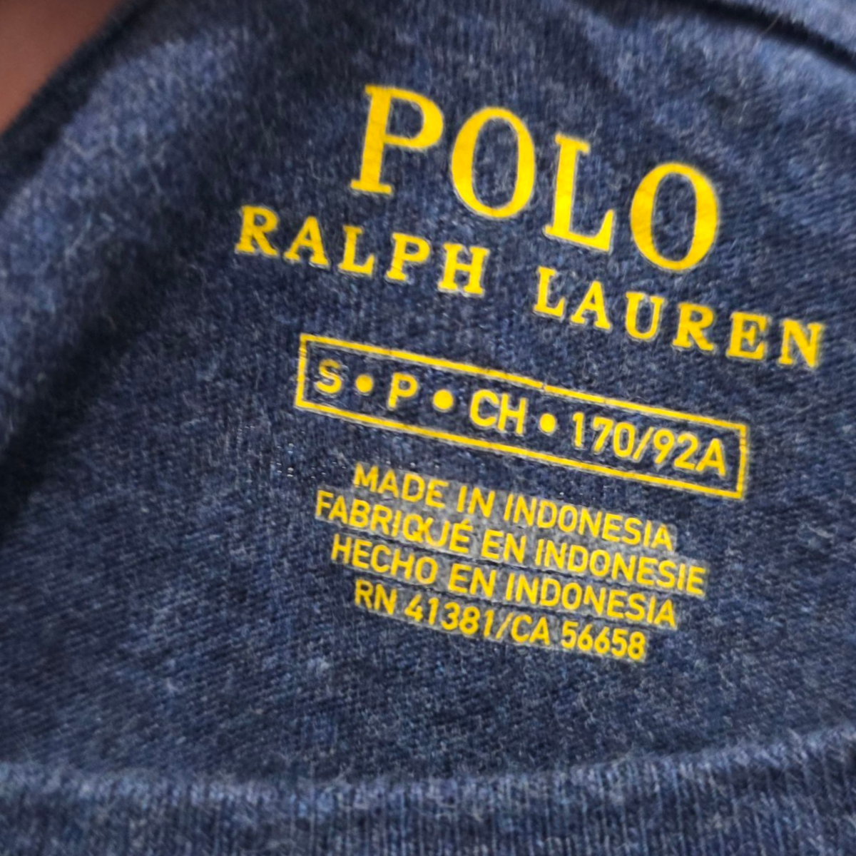Playera Ralph Lauren Chico S Azul
