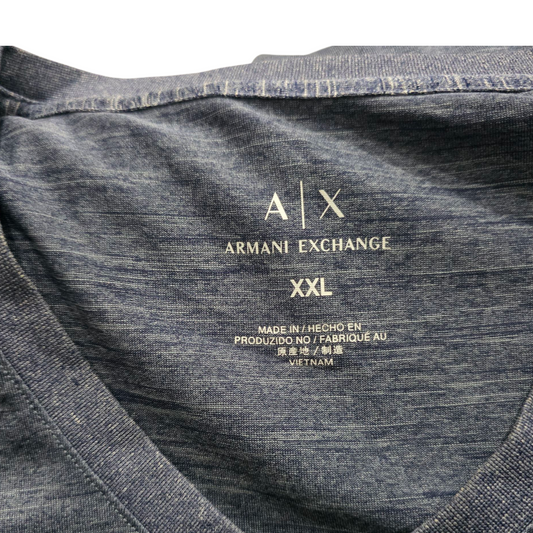 Playera Armani Exchange Talla Xxl Azul