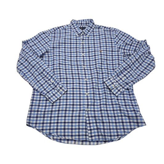 Camisa Classic Fit Ralph Lauren Talla Xxl Cuadros Azul