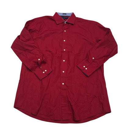 Camisa Tommy Hilfiger Grande L 16 1/2 Rojo