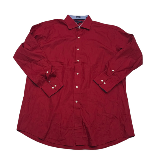 Camisa Tommy Hilfiger Grande L 16 1/2 Rojo