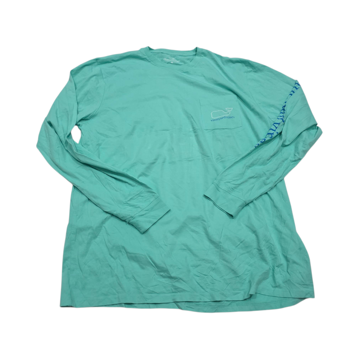 Playera Manga Larga Vineyard Vines Xgrande Xl Verde Menta
