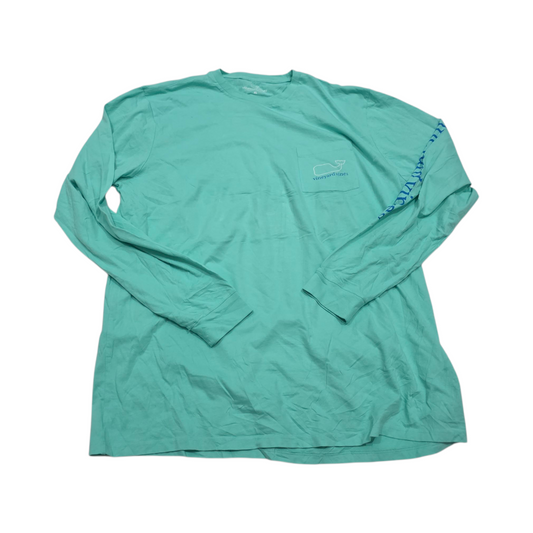 Playera Manga Larga Vineyard Vines Xgrande Xl Verde Menta