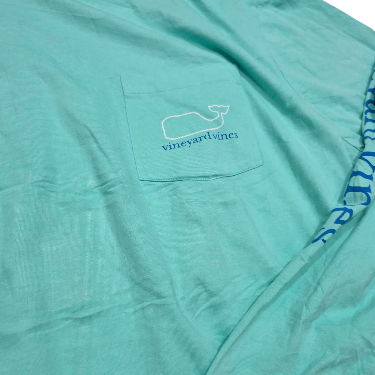 Playera Manga Larga Vineyard Vines Xgrande Xl Verde Menta