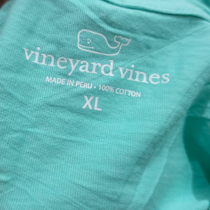 Playera Manga Larga Vineyard Vines Xgrande Xl Verde Menta