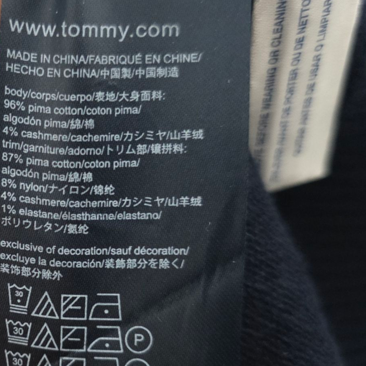 Sueter Tommy Hilfiger Chico S Azul