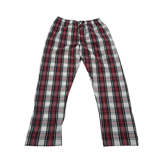 Pijama Ralph Lauren Grande L Cuadros Rojo Blanco