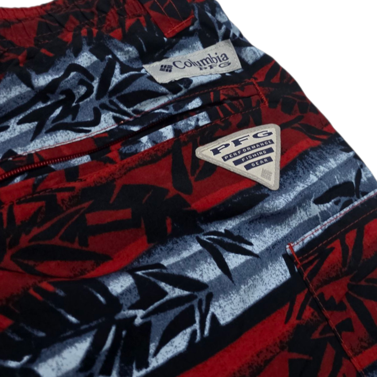 Bermuda Columbia Pfg Chico S Rojo Azul