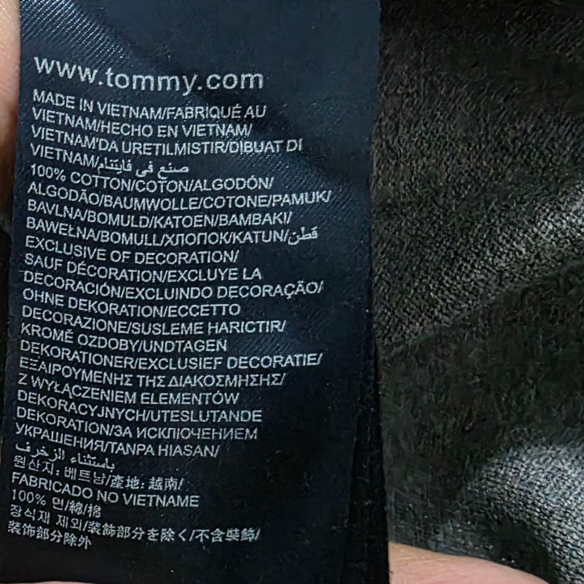 Playera Manga Larga Polo Tommy Hilfiger Mediana M Gris