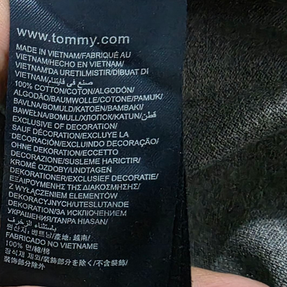 Playera Manga Larga Polo Tommy Hilfiger Mediana M Gris