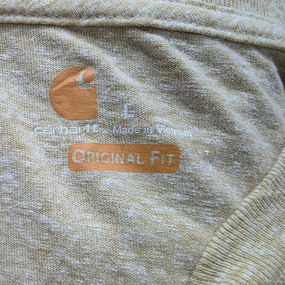 Playera Carhartt Grande L Mostaza Claro