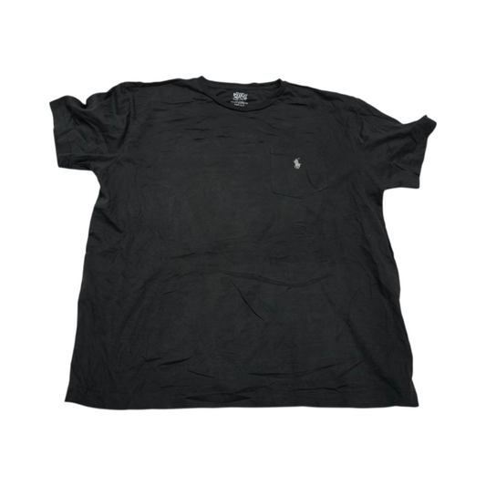 Playera Ralph Lauren Grande L Gris Deslavado Pony Gris Bolsa