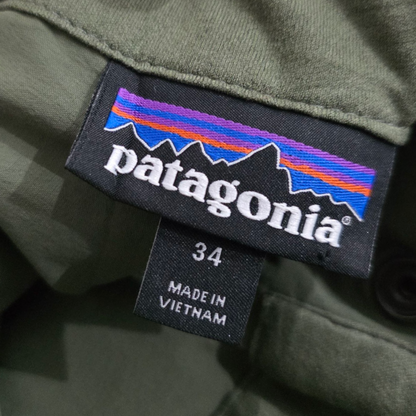 Pantalon Campismo Patagonia Talla 34 Verde