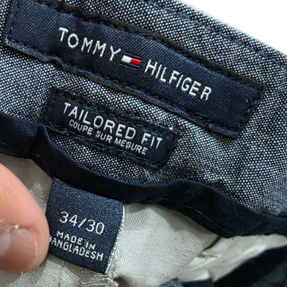Pantalon Tailored Fit Tommy Hilfiger 34x30 Gris