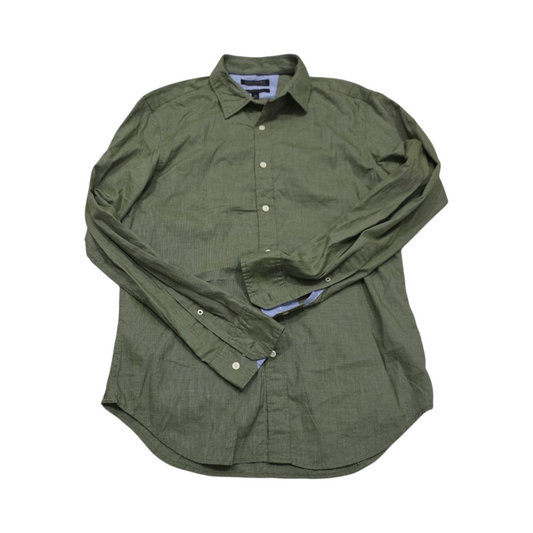 Camisa Slim Fit Banana Republic Mediana M Verde