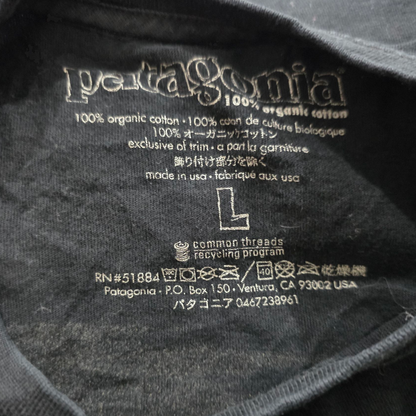 Playera Patagonia Grande L Negro