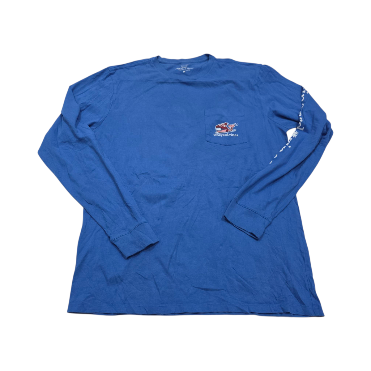 Playera Manga Larga Vineyard Vines Mediana M Azul