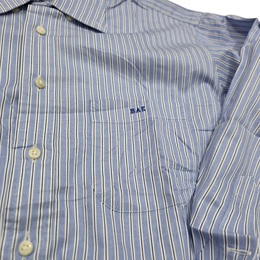 Camisa Bergdorf Goodman Grande L Azul Claro Lineas
