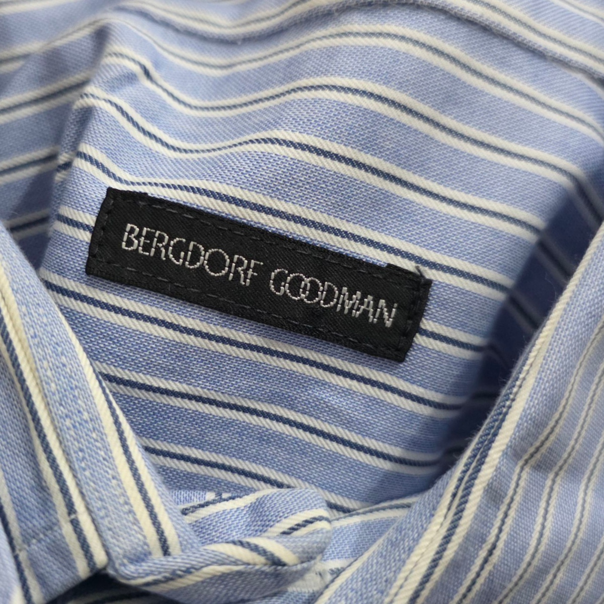 Camisa Bergdorf Goodman Grande L Azul Claro Lineas
