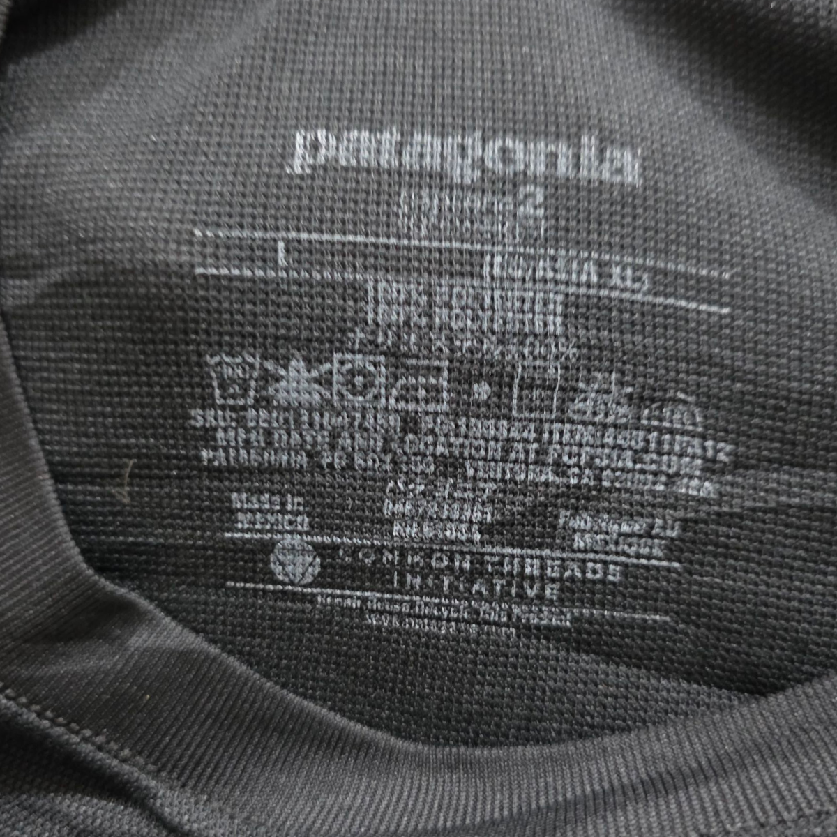 Playera Manga Larga Patagonia Grande L Negro