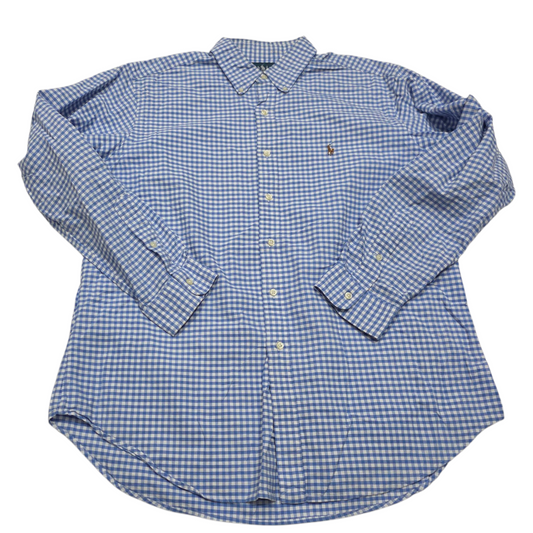 Camisa Ralph Lauren Xgrande Xl Azul Claro Pon Colores