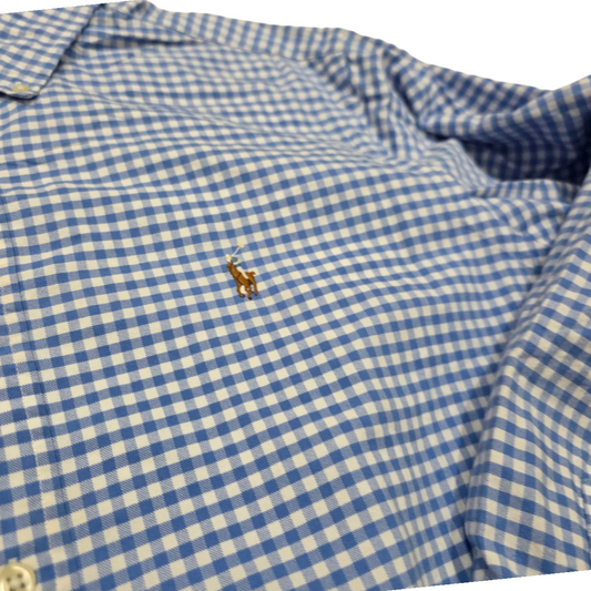 Camisa Ralph Lauren Xgrande Xl Azul Claro Pon Colores