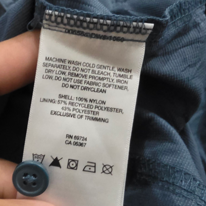 Camisa Columbia 2xl Azul Metalico
