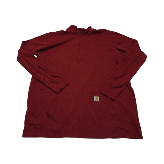 Sudadera Delgada Carhartt Relaxed Fit 3xl Vino