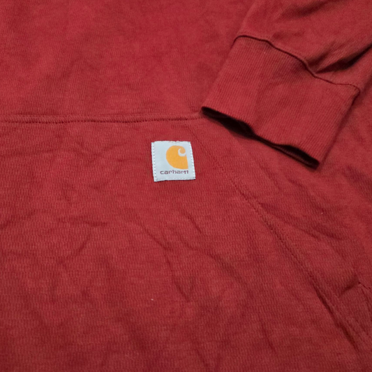Sudadera Delgada Carhartt Relaxed Fit 3xl Vino