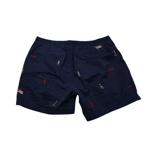 Bermuda Ralph Lauren Xgrande Xl Azul Figuras