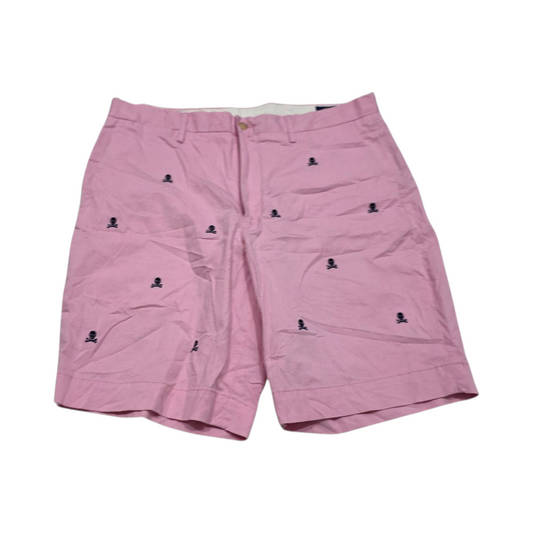 Bermuda Ralph Lauren Talla 33 Rosa Calaveras