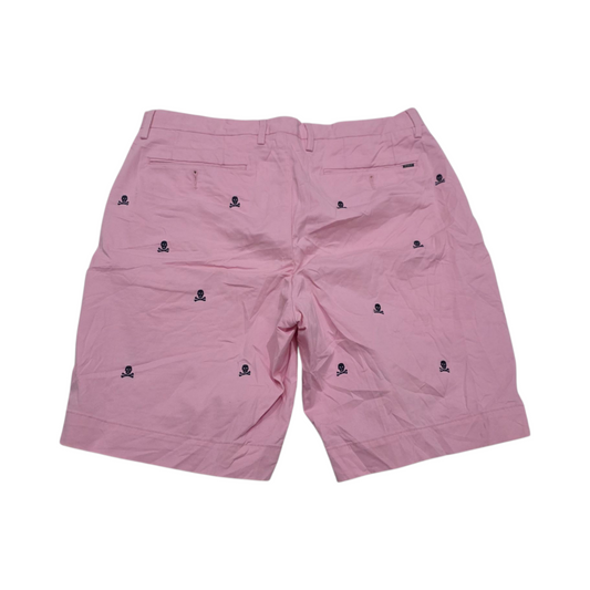 Bermuda Ralph Lauren Talla 33 Rosa Calaveras