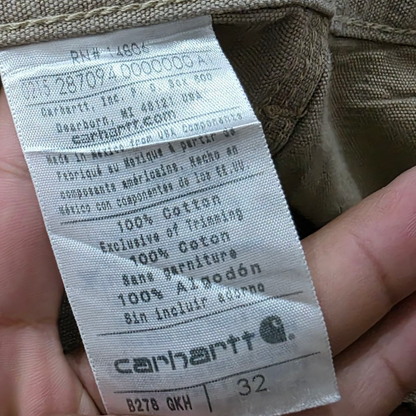 Bermuda Carhartt Talla 32 Cafe