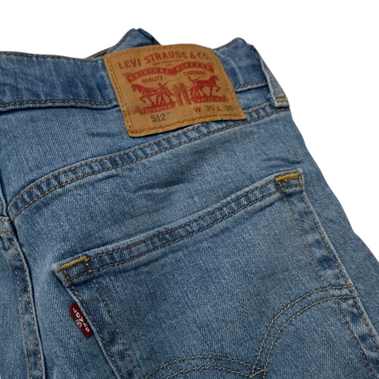 Pantalon Slim Fit Levis 512 30x30 Azul Claro