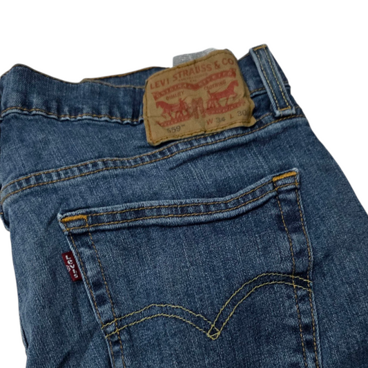 Pantalon Recto Levis 559 34x30 Azul