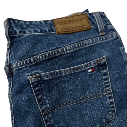 Pantalon Recto Tommy Hilfiger 35x30 Azul