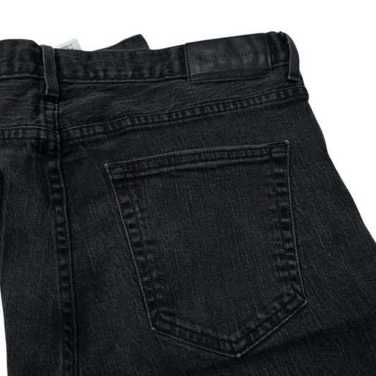 Pantalon Tailored Fit Michael Kors 36x32 Negro Deslavado