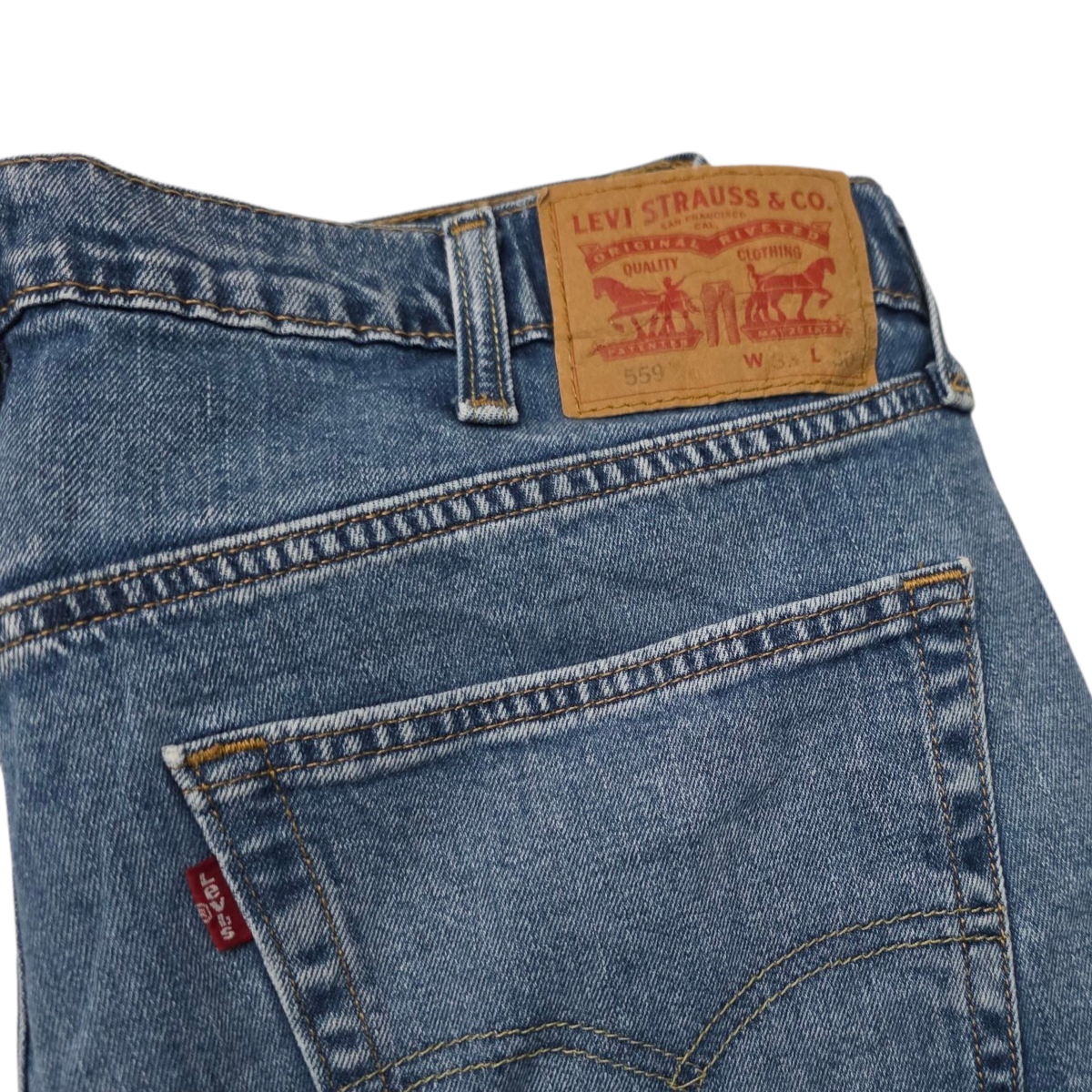 Pantalon Recto Levis 559 38x30 Azul Claro