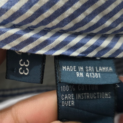 Bermuda Ralph Lauren Talla 33 Azul Lineas