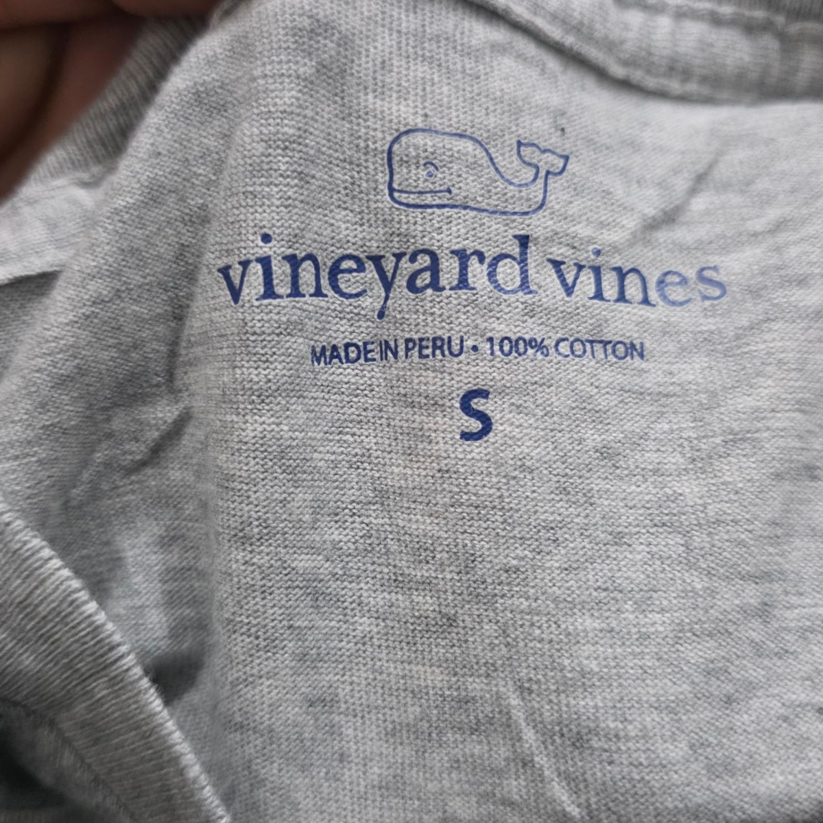 Playera Manga Larga Vineyard Vines Chico S Gris Navidad