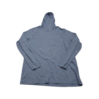 Playera Con Gorro Manga Larga Vineyard Vines Mediana M Azul