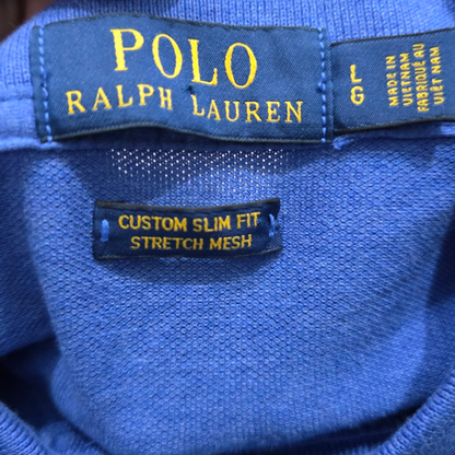 Playera Polo Ralph Lauren Grande L Azul Pony Azul Claro